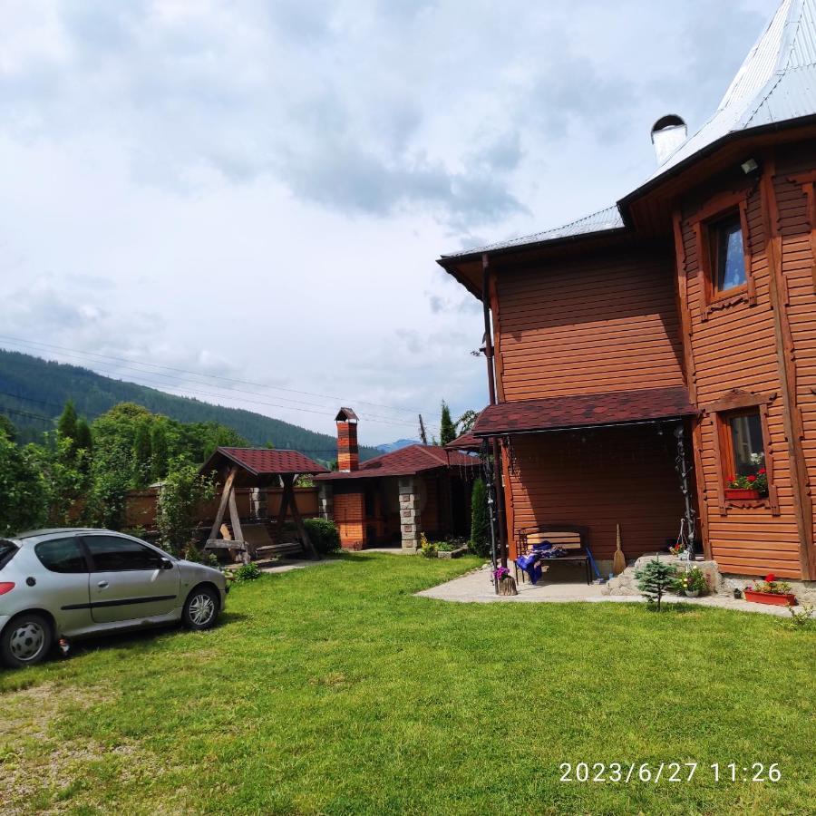Вилла Zatushok Pid Goroyu Верховина Экстерьер фото
